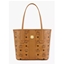 Picture of MCM Liz Visetos Mini Shopper Bag - Cognac
