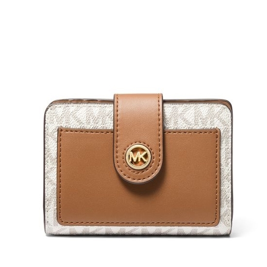 Picture of Michael Kors Charm Signature Small Compact Walle
