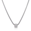 Picture of ALOR Grey Chain Necklace with 14kt. WG & 0.33tcw. Diamonds
