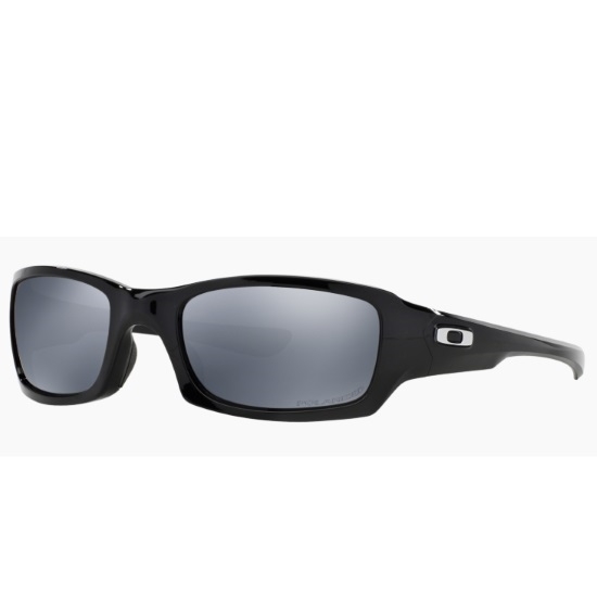 Picture of Oakley Fives Squared Polarized - Polished Black/Black Iridium