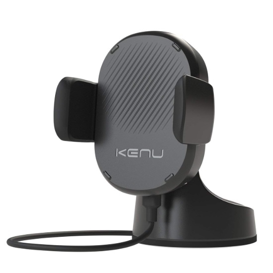 Picture of Kenu Airbase Wirelesss Fast Charging Suction Mount - Black