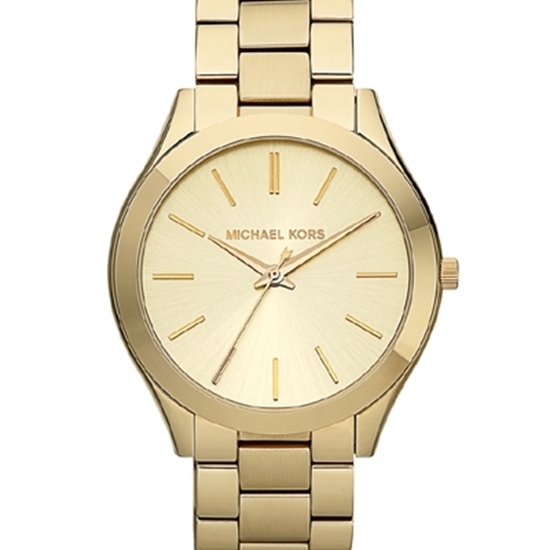 Picture of Michael Kors Runway Slim Gold-Tone Watch