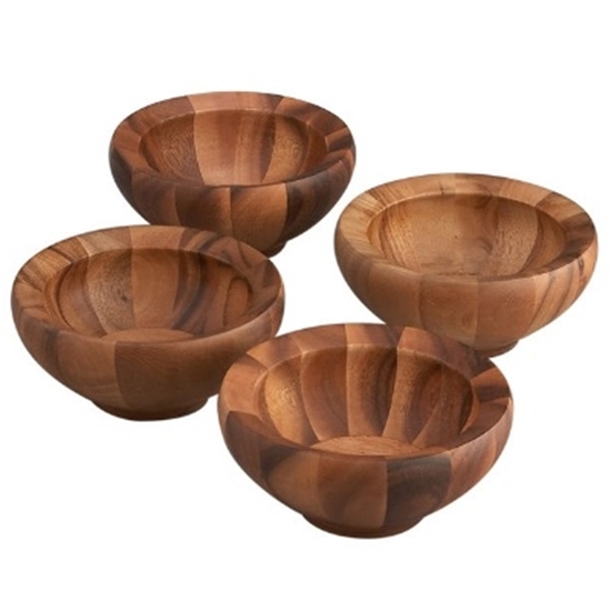 Picture of Nambé Yaro Individual Salad Bowls - Set of 4