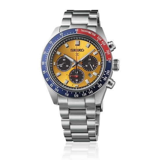 Picture of Seiko Prospex Solar Chrono Speedtimer Watch - Sunray Orng Dial