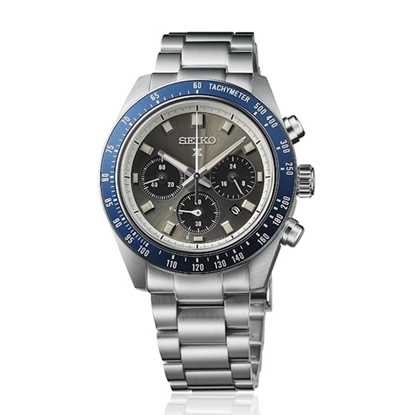 Picture of Seiko Prospex Solar Chrono Speedtimer Watch with Gray Dial