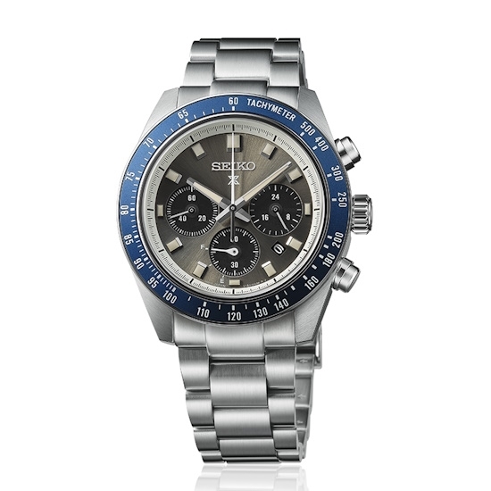 Picture of Seiko Prospex Solar Chrono Speedtimer Watch with Gray Dial