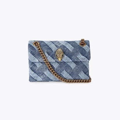 Picture of Kurt Geiger Mini Kensington Soft Bag - Denim