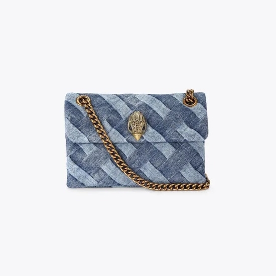 Picture of Kurt Geiger Mini Kensington Soft Bag - Denim