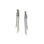 Picture of John Hardy Love Knot Silver Drop Earrings