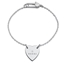 Picture of Gucci Sterling Silver Trademark Heart Bracelet
