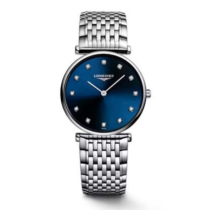Picture of Longines La Grande Classique Steel Watch with Blue Dial