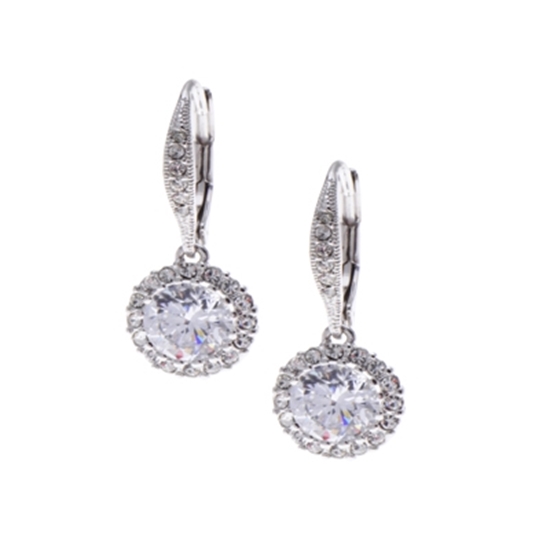 Picture of Nadri Round Cubic Zirconia Drop Earrings