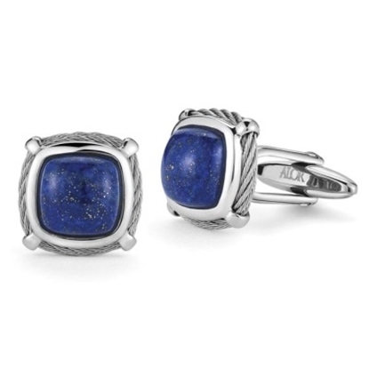 Picture of ALOR® Gentlemen's Blue Lapis Cuff Links