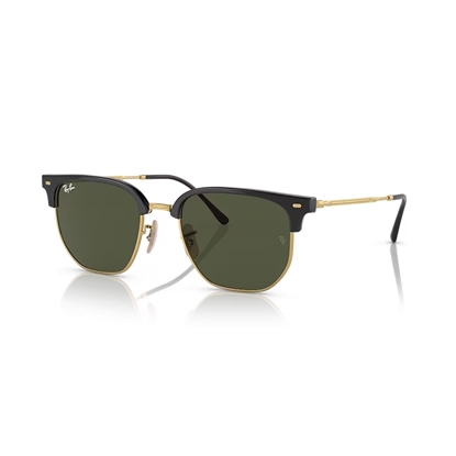 Picture of Ray-Ban New Clubmaster Sunglasses-Black/Gold Frame/Green Lense