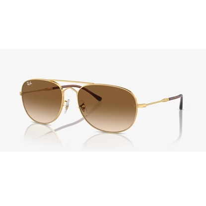 Picture of Ray-Ban Bain Bridge Sunglasses-Arista Gold Frame/Brown Lenses