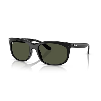 Picture of Ray-Ban Balorette Sunglasses-Black Frame/Green Lenses
