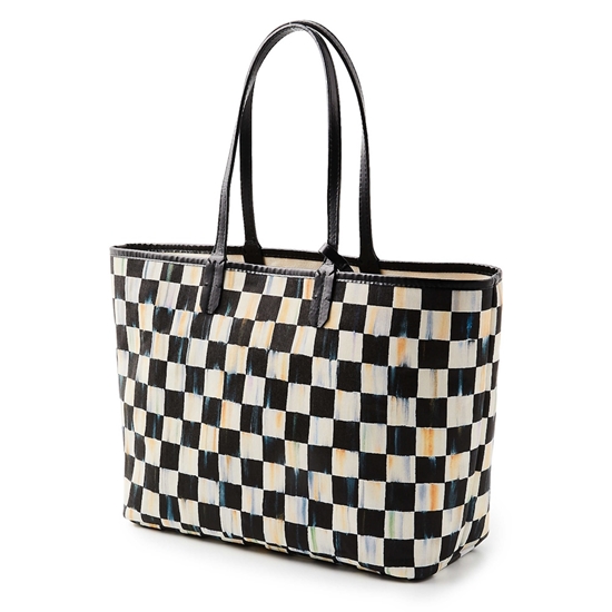 Picture of MacKenzie-Childs Courtly Check Marche Medium Tote