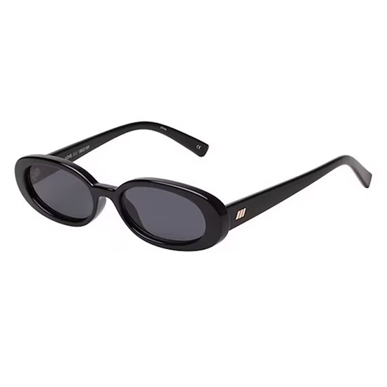 Picture of Le Specs Outta Love Sunglasses-Black Frame/Smoke Mono Lenses