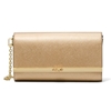 Picture of Michael Kors Mona Large Metallic Leather Clutch