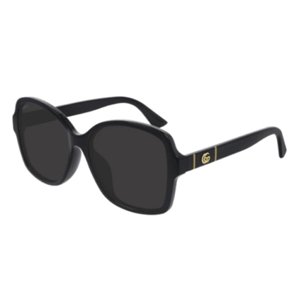 Picture of Gucci M Women's Sunglass - Butterfly Lens, Gold Logo