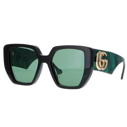 Picture of Gucci M Woman Acetate Sunglass - Green, GG Logo