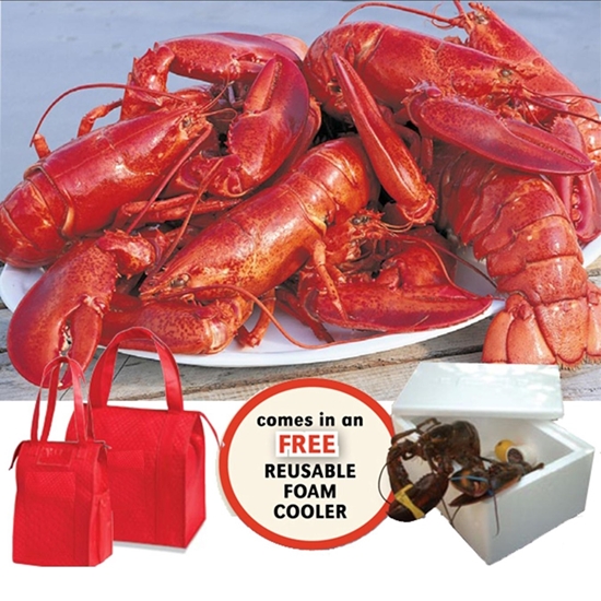 Picture of Lobster Gram Lobsterman's Bounty Tote Set - Quick Ship