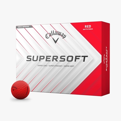 Picture of Callaway Supersoft Red Golf Balls - 2 Dozen