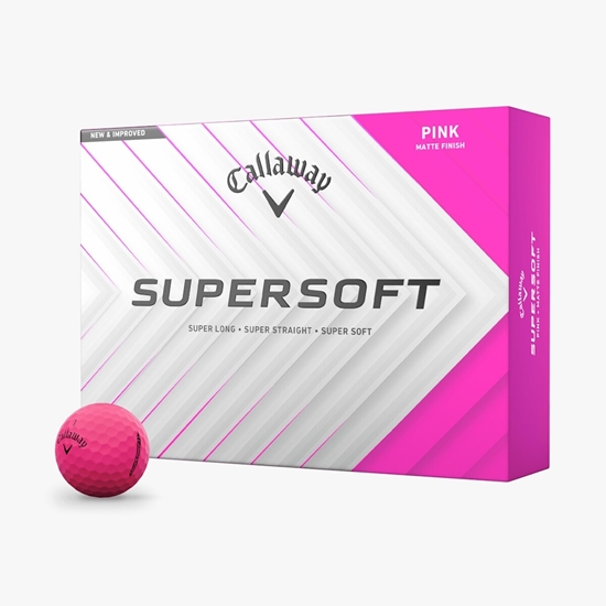 Picture of Callaway Supersoft Pink Golf Balls - 2 Dozen