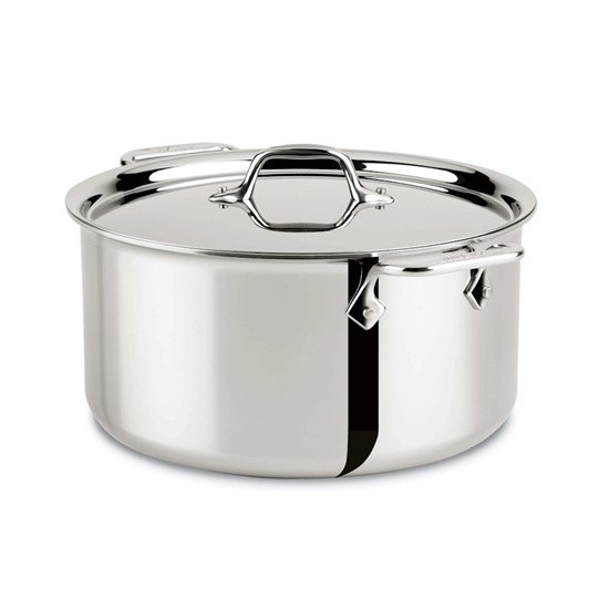 Picture of All-Clad D3 Stainless Steel 8-Quart Stockpot with Lid