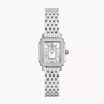 Picture of Michele Deco Madison Mini Diamond Stainless Steel Watch