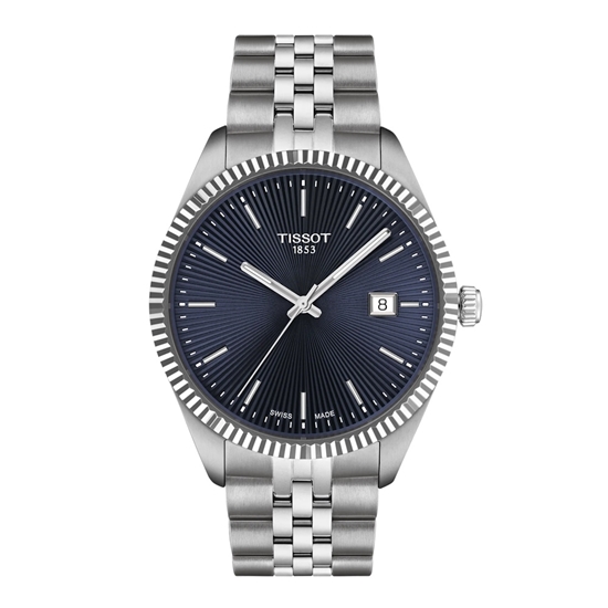 Picture of Tissot Ballade 40mm Stainless Steel Watch with Blue Dial