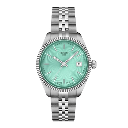 Picture of Tissot Ballade 34mm Stainless Steel Watch with Mint Green Dial