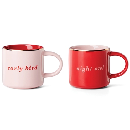 Picture of Kate Spade Early Bird & Night Owl Mugs - Set of 2