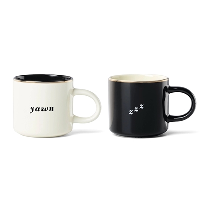 Picture of Kate Spade Yawn & ZZZ Mugs - Set of 2