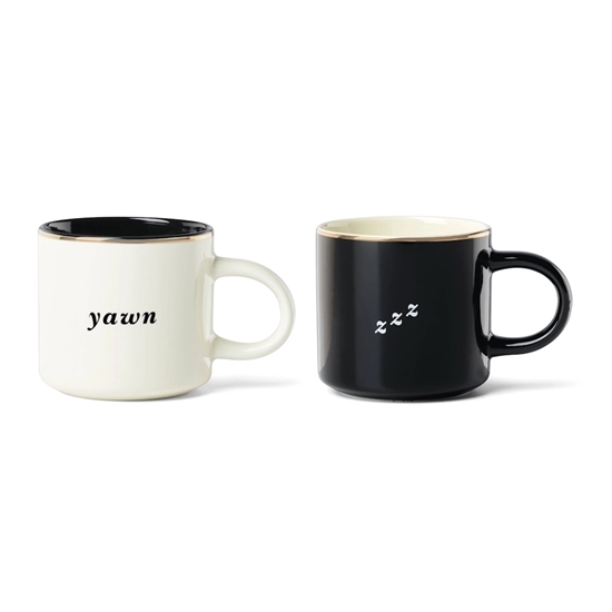 Picture of Kate Spade Yawn & ZZZ Mugs - Set of 2
