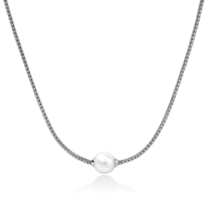 Picture of John Hardy 1.8mm Sterling Silver JH Essential Pearl Necklace