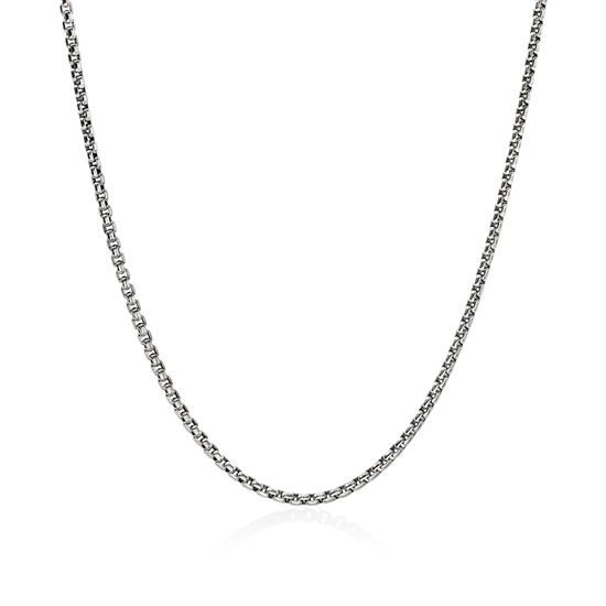 Picture of John Hardy 2.7mm Sterling Silver Box Chain Necklace - Size 22