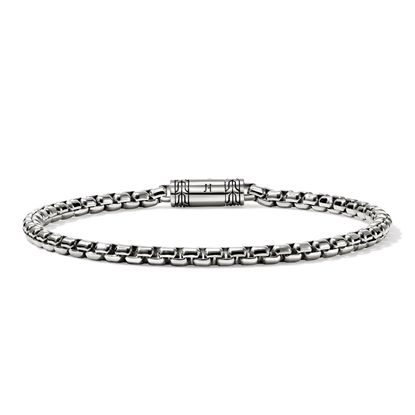 Picture of John Hardy 3.7mm Sterling Silver Box Chain Bracelet - Large