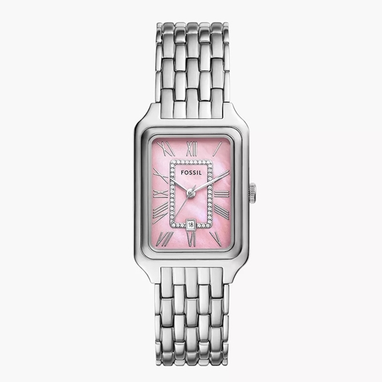 Picture of Fossil Raquel Three-Hand Silver-Tone Stainless Steel Watch