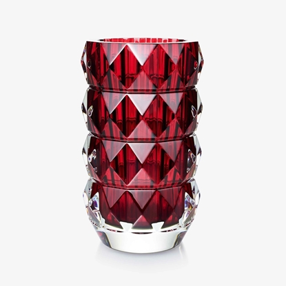 Picture of Baccarat Louxor Round Vase - Red