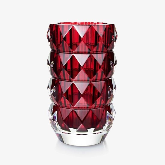 Picture of Baccarat Louxor Round Vase - Red