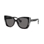 Picture of Burberry Meryl Black Check Cat Eye Sunglasses - Grey Gradient