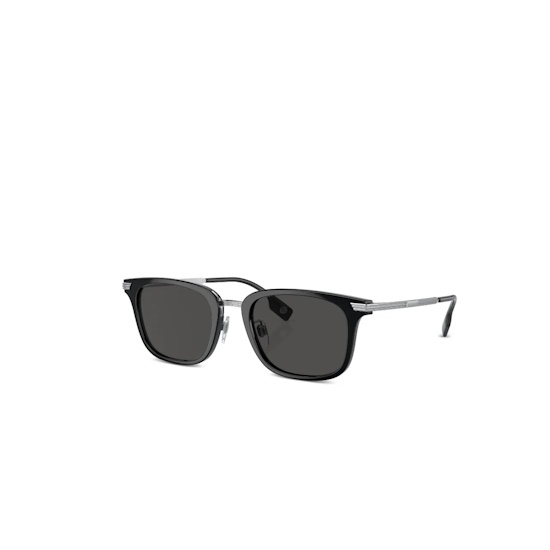 Picture of Burberry Peter Sunglasses - Black/Dark Grey