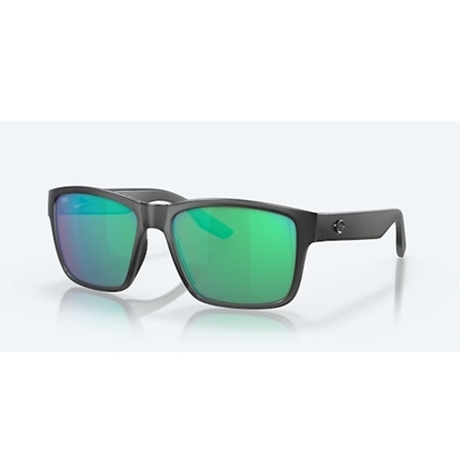 Picture of Costa Paunch Polarized Sunglasses - Smoke Crystal/Green Mirror