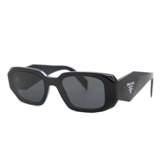Picture of Prada Rectangular Sunglasses - Black/Dark Grey