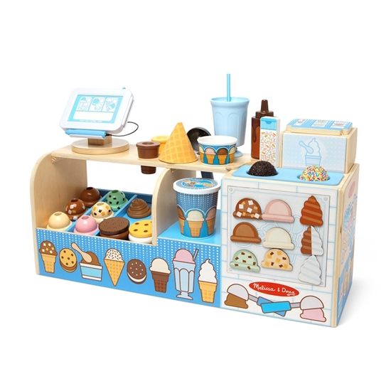 Picture of Melissa & Doug Wooden Cool Scoops Ice Creamery