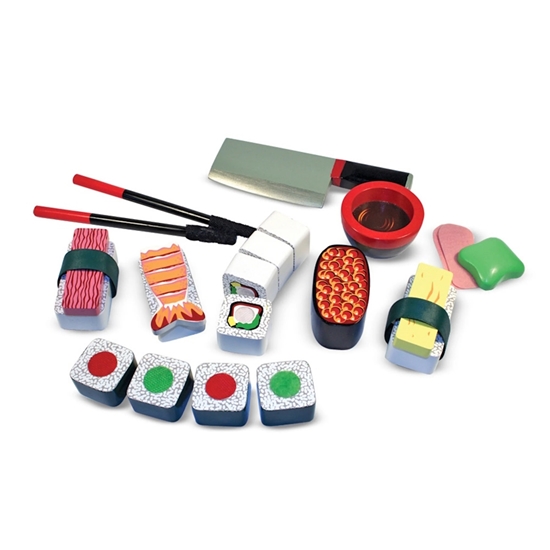 Picture of Melissa & Doug Wooden Sushi Slicing Play Set