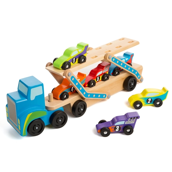 Picture of Melissa & Doug Mega Race Car Carrier