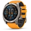 Picture of Garmin fenix 8 AMOLED-Sapphire,Titanium with Orange/Grap Band