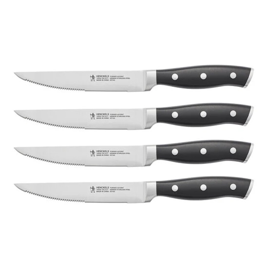 Picture of Henckels Forged Accent 4-Piece Steak Knife Set